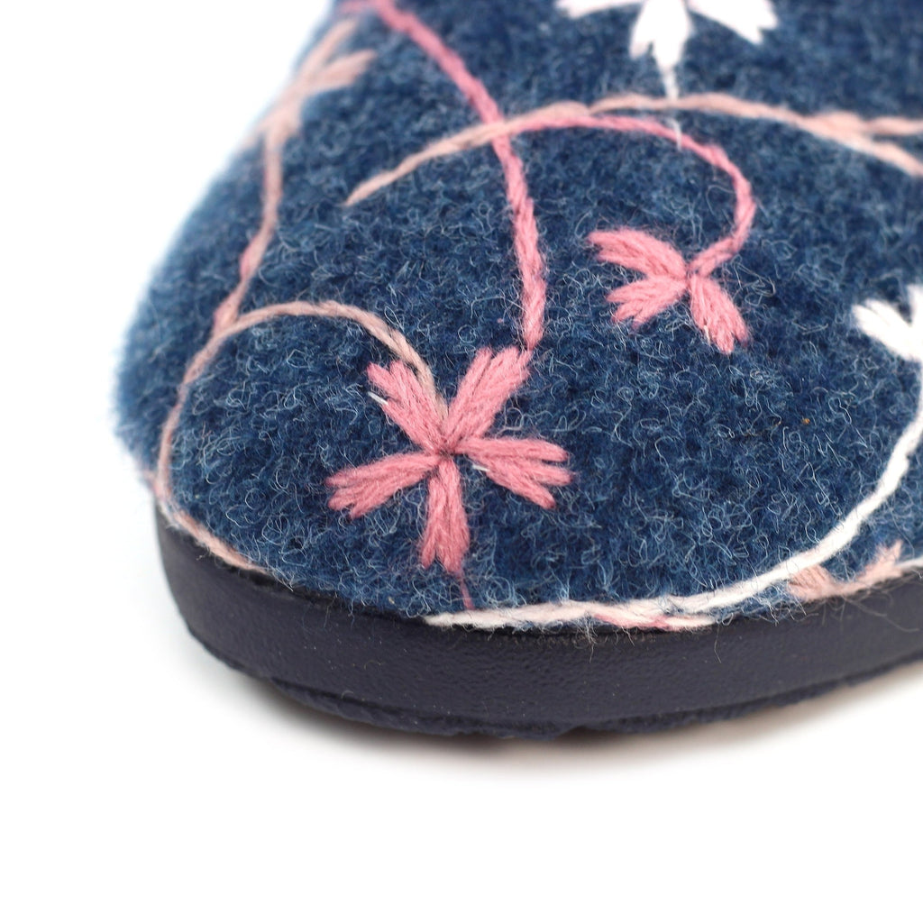 Harlow Blue Slipper