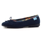 Bow Navy Pump Slipper