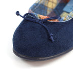 Bow Navy Pump Slipper