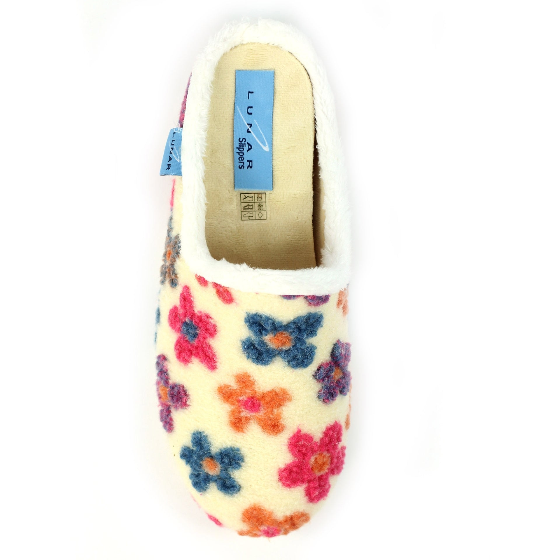 Dolly White Slipper
