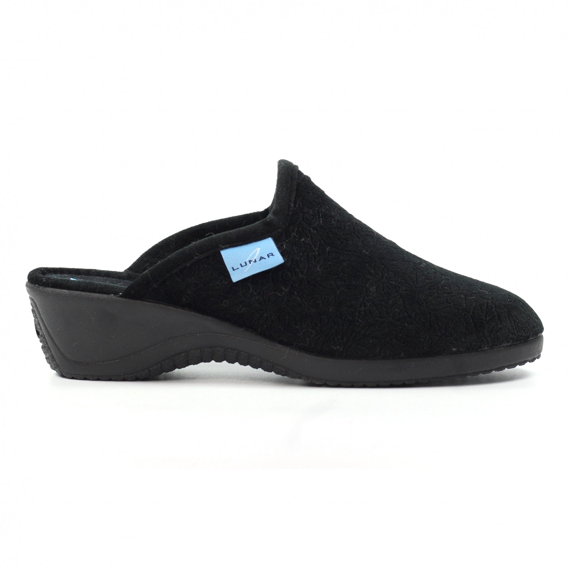 Audrey Black Mule Slipper