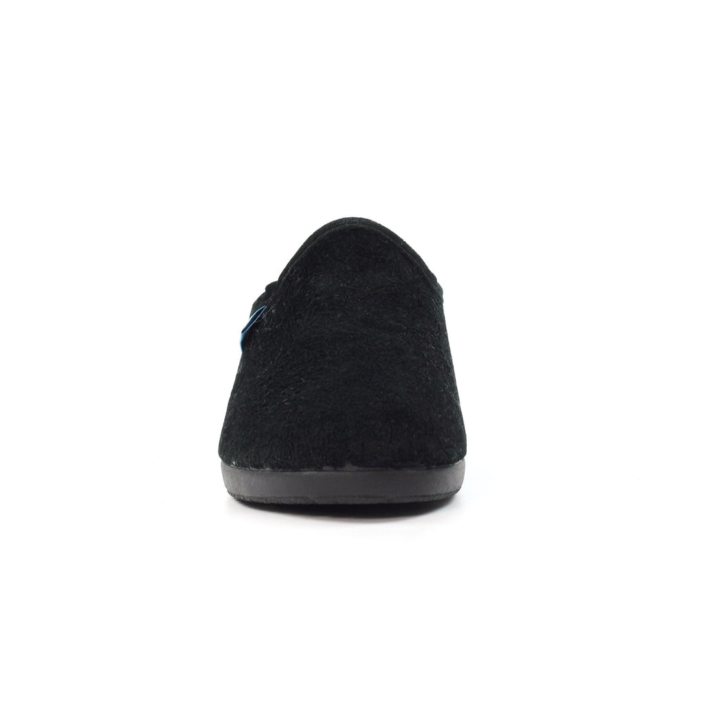 Audrey Black Mule Slipper