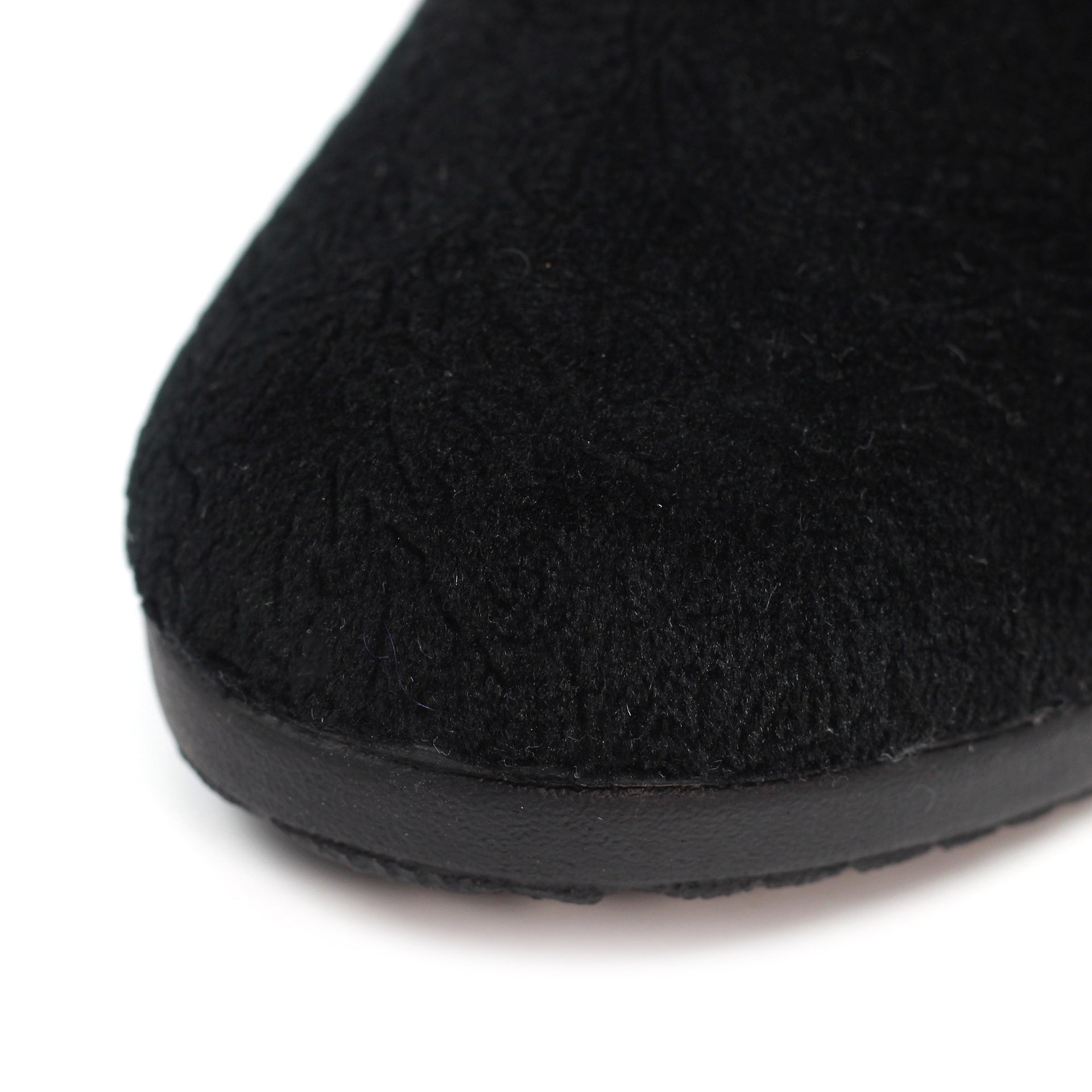 Audrey Black Mule Slipper
