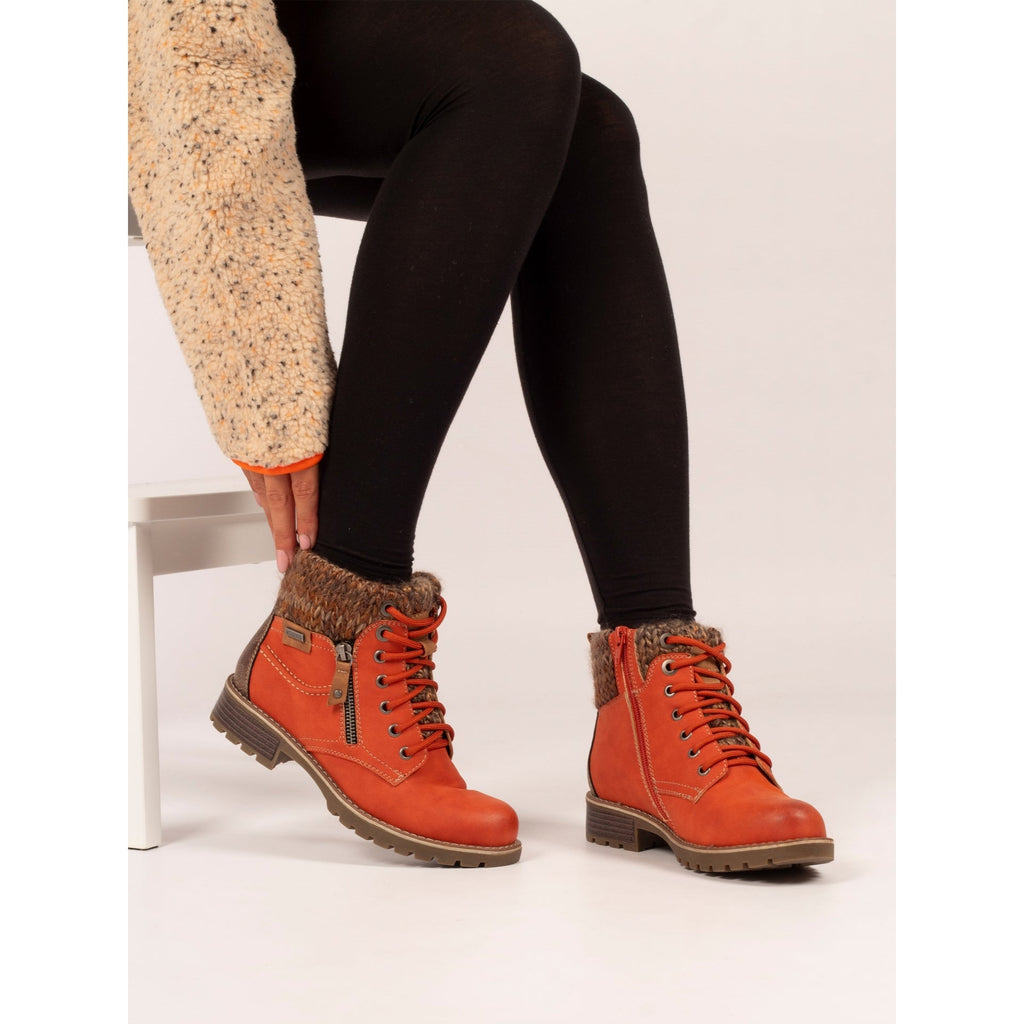 Millie Orange Waterproof Boot