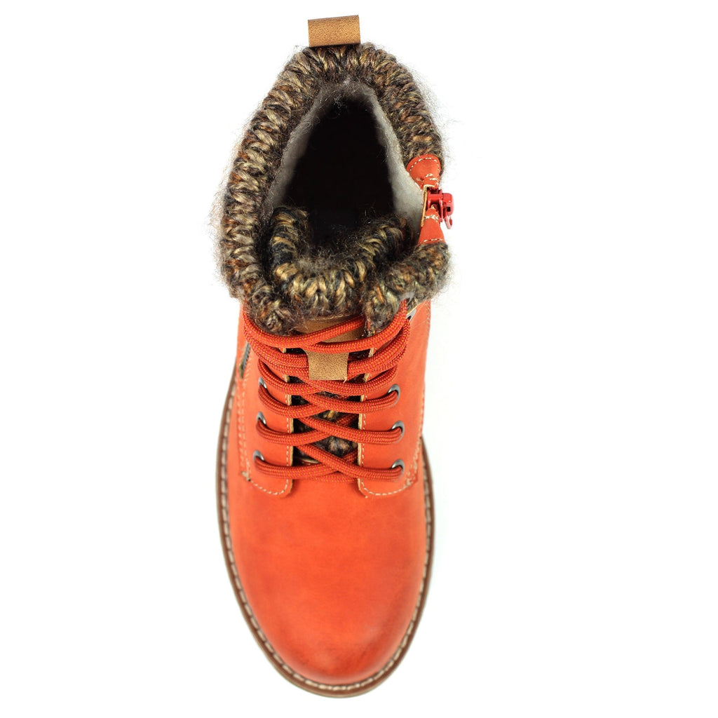 Millie Orange Waterproof Boot