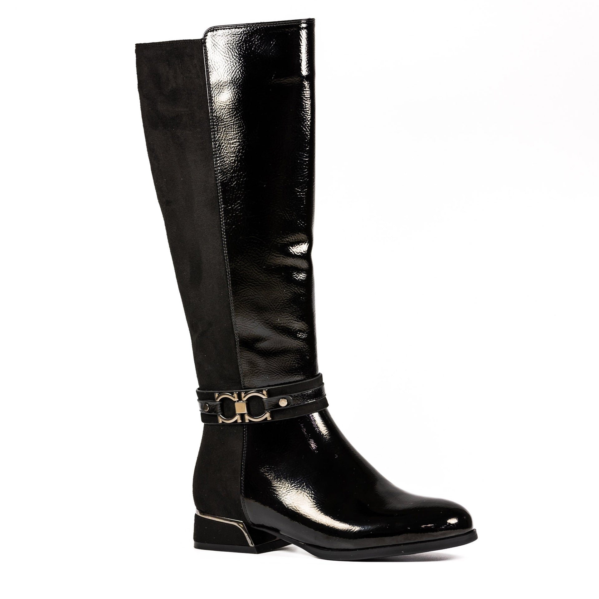 Emma Black Long Boot