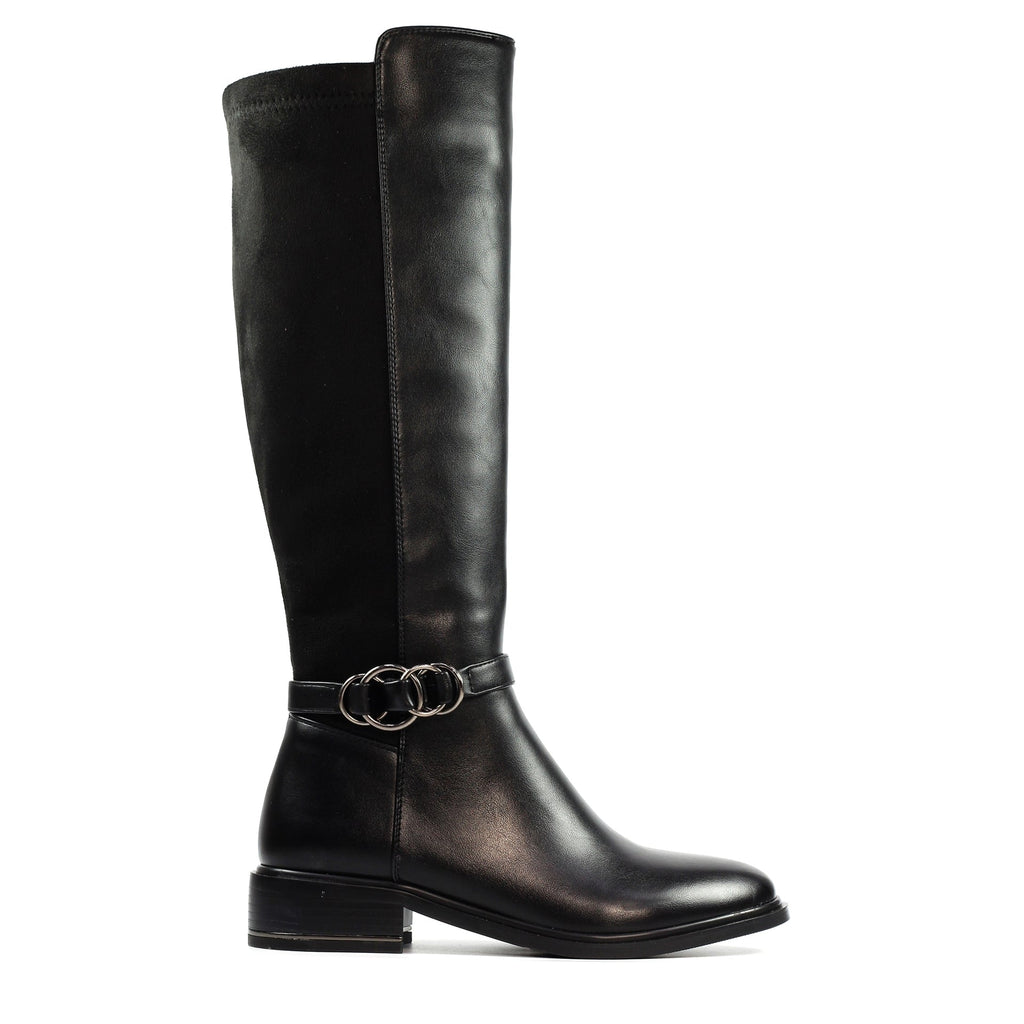 Corby Black Long Boot