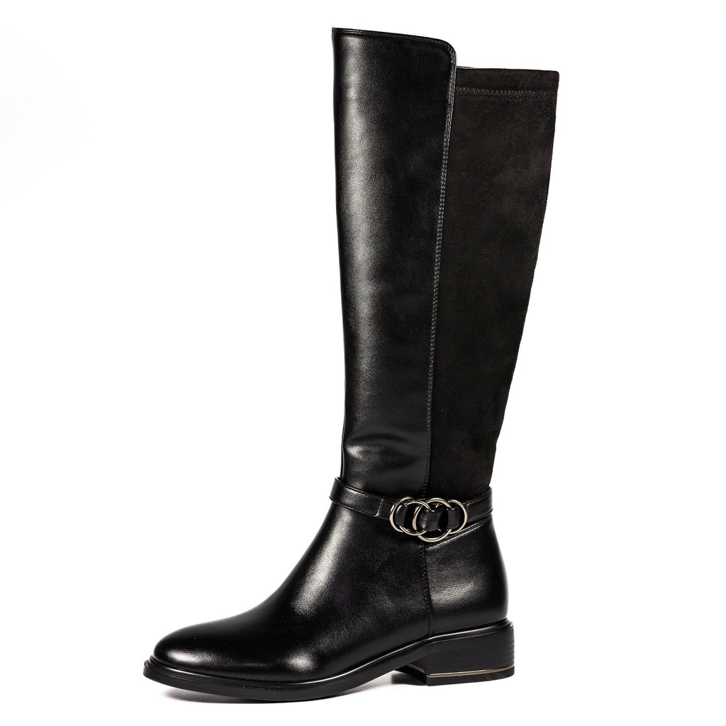 Corby Black Long Boot