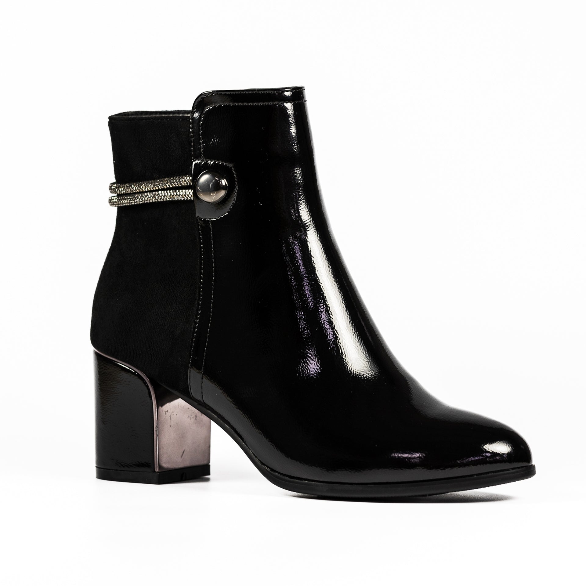 Lily Black Ankle Boot