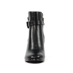 Shaw Black/Ocelot Ankle Boot