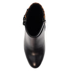 Shaw Black/Ocelot Ankle Boot