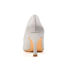 Romance Silver Court Shoe