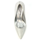 Romance Silver Court Shoe