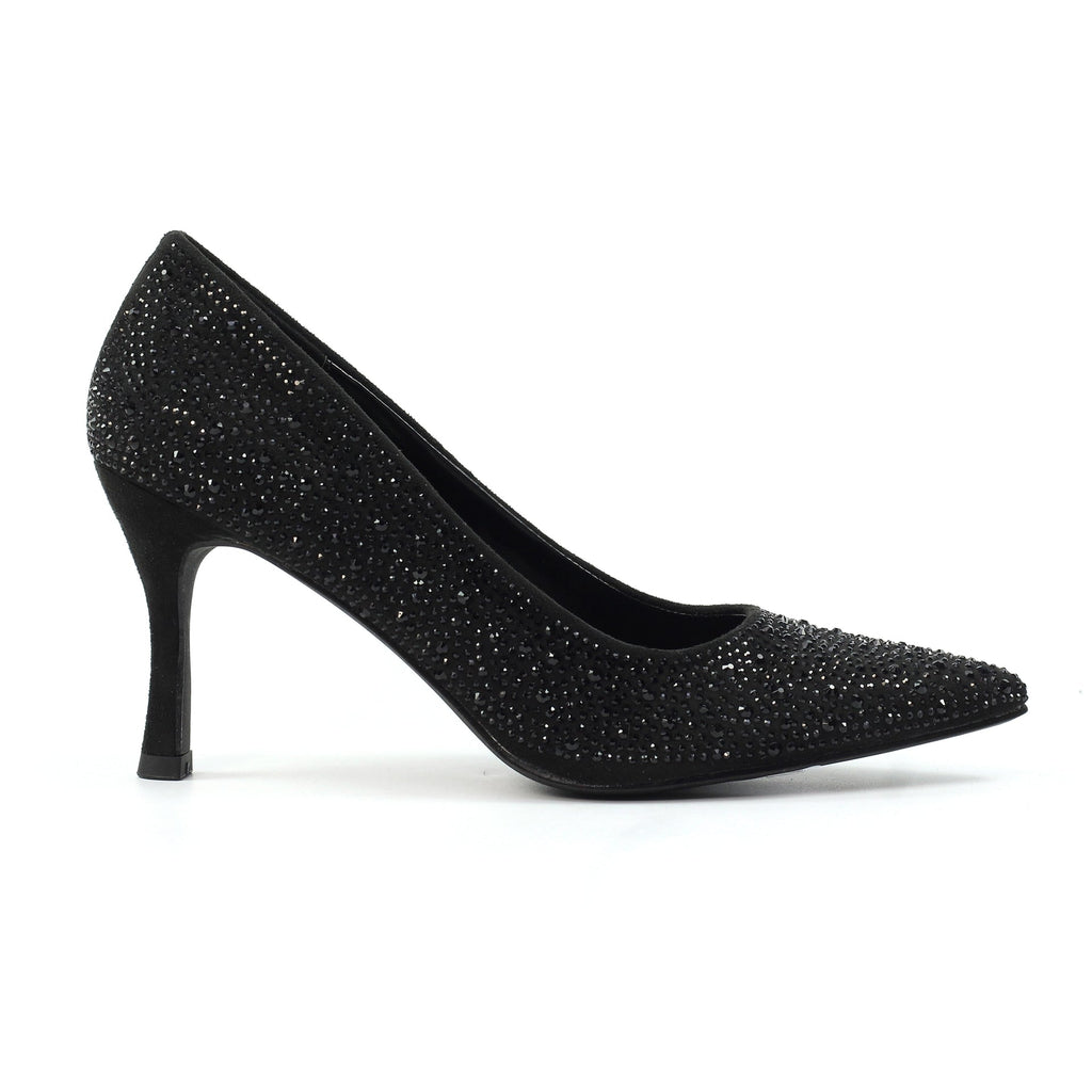 Renata Black Court Shoe