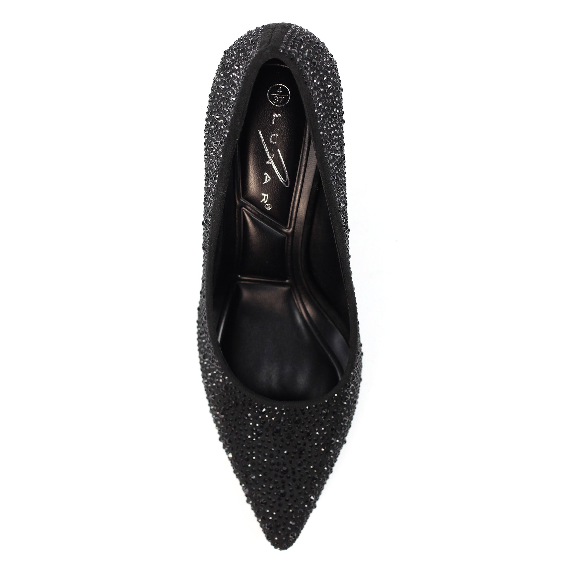 Renata Black Court Shoe