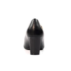 Phoebe Black Court Shoe