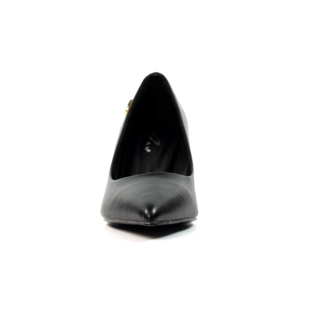 Phoebe Black Court Shoe