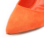 Amy Orange Court Shoe