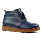Claire III Navy Leather Boot
