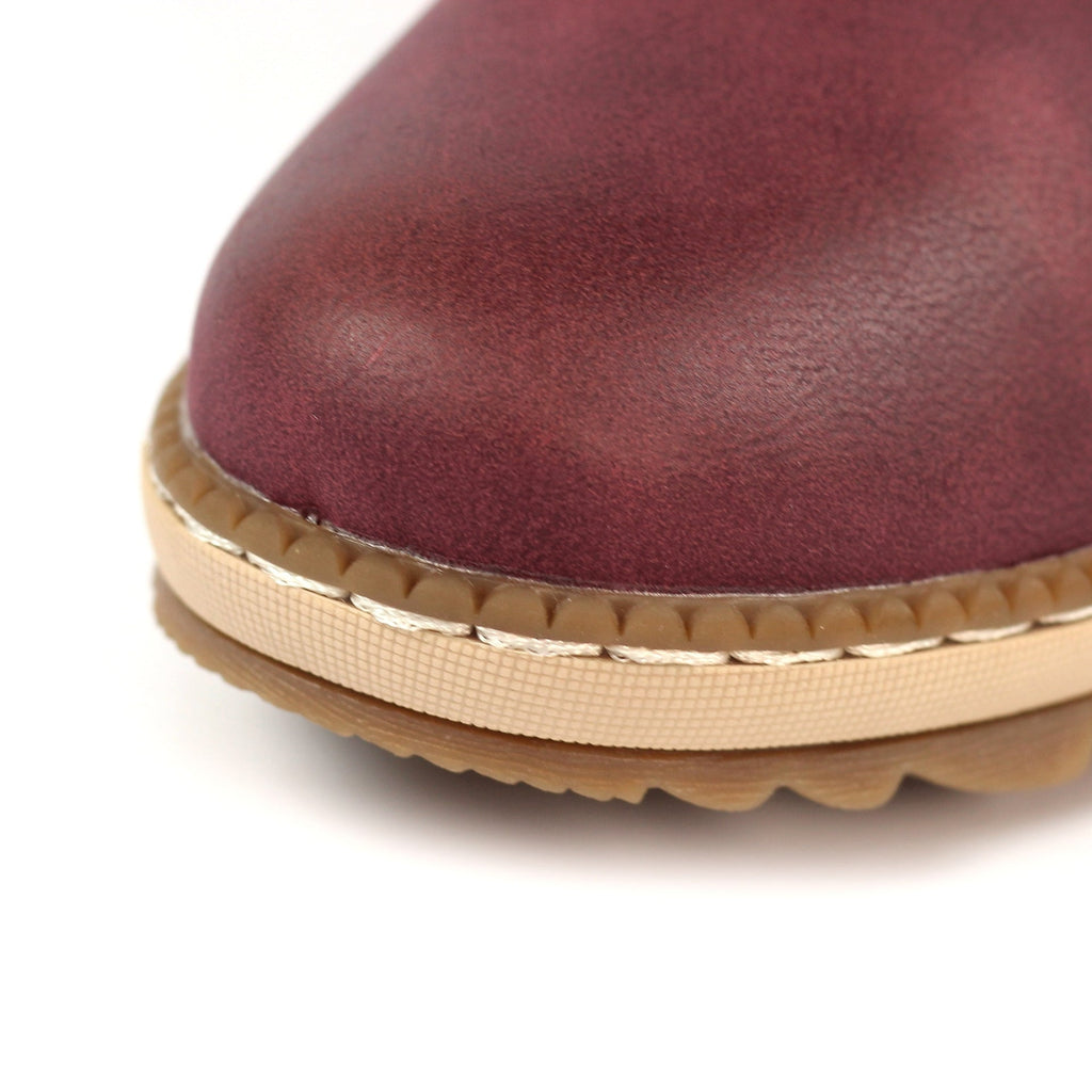 Candy Burgundy Waterproof Boot
