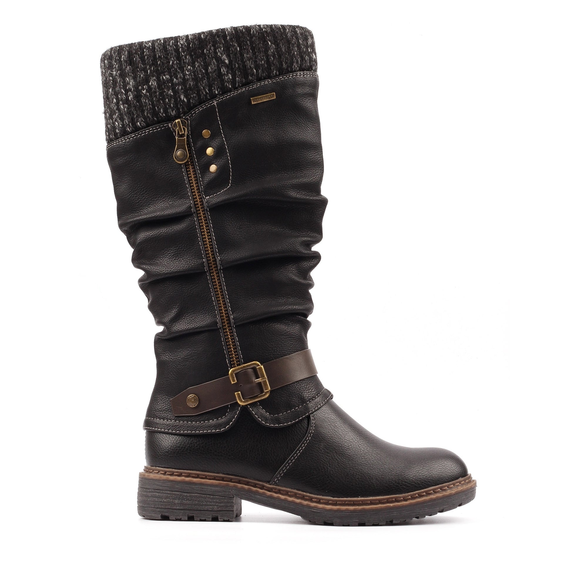 Brisbane Black Waterproof Boot