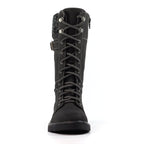 Caesar Black Wide Fit Long Boot