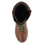Caesar Brown Wide Fit Long Boot