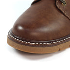 Caesar Brown Wide Fit Long Boot