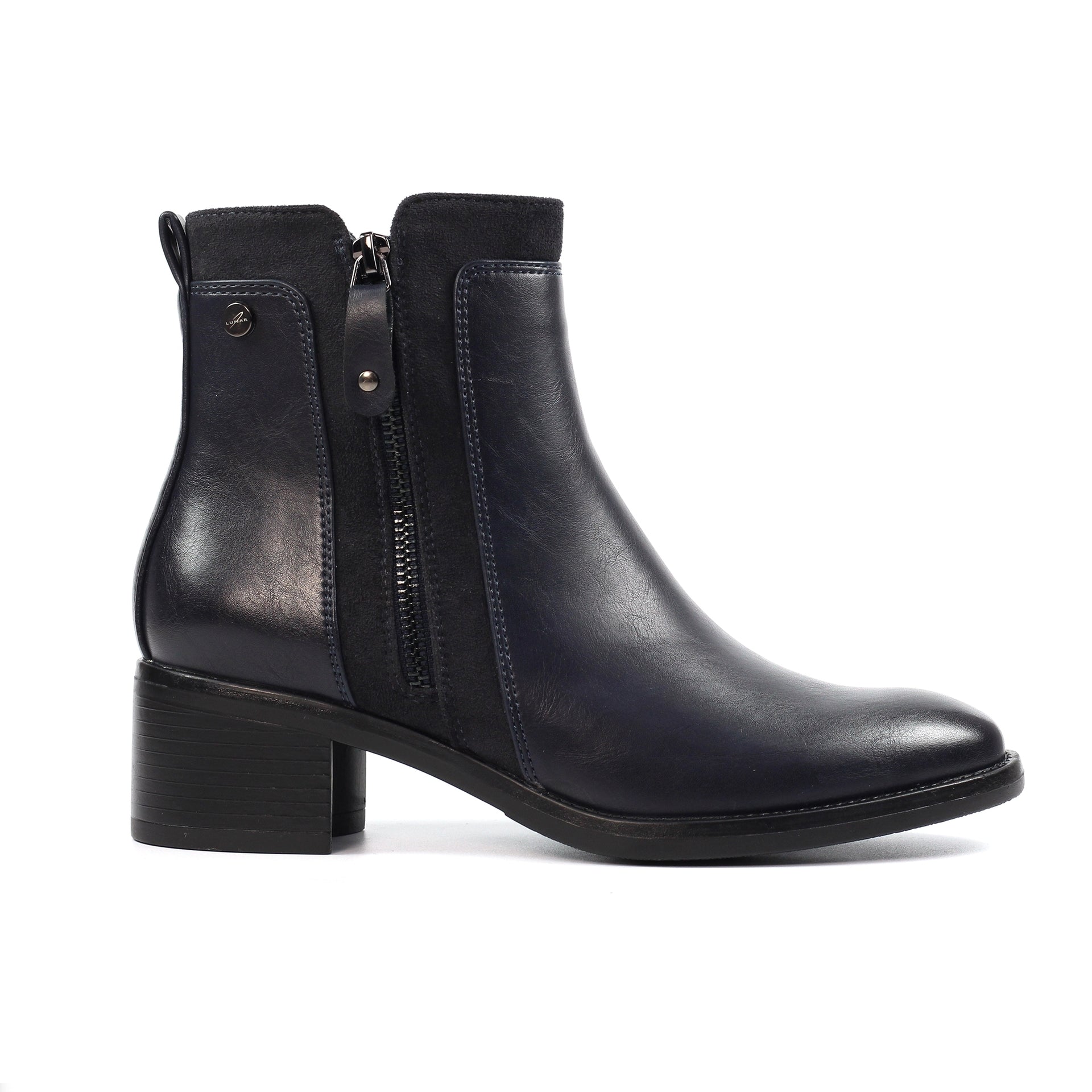 Chambers Navy Ankle Boot