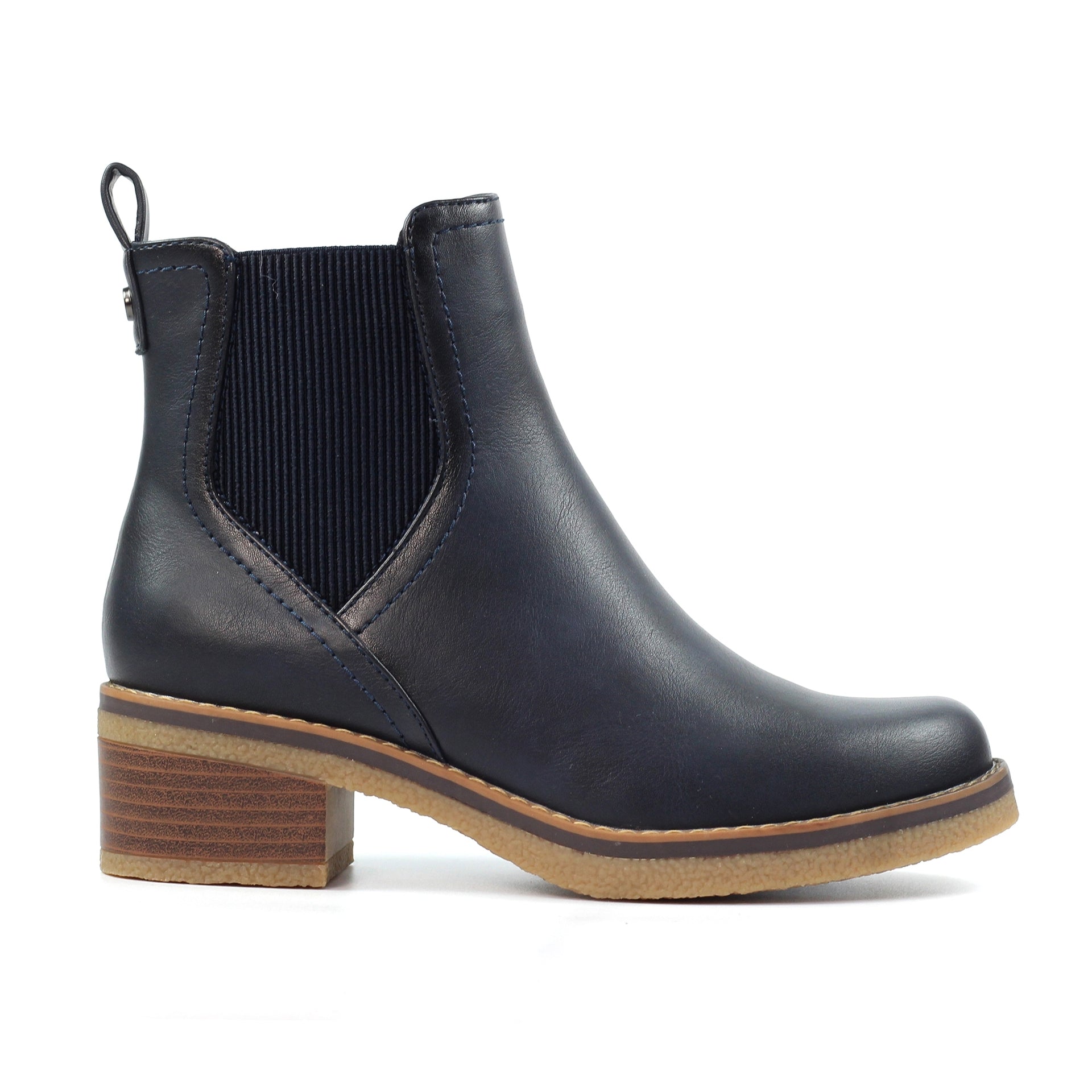 Conrad Navy Ankle Boot