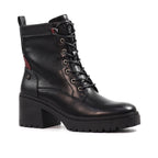Cotton Black Ankle Boot