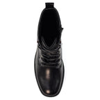 Cotton Black Ankle Boot