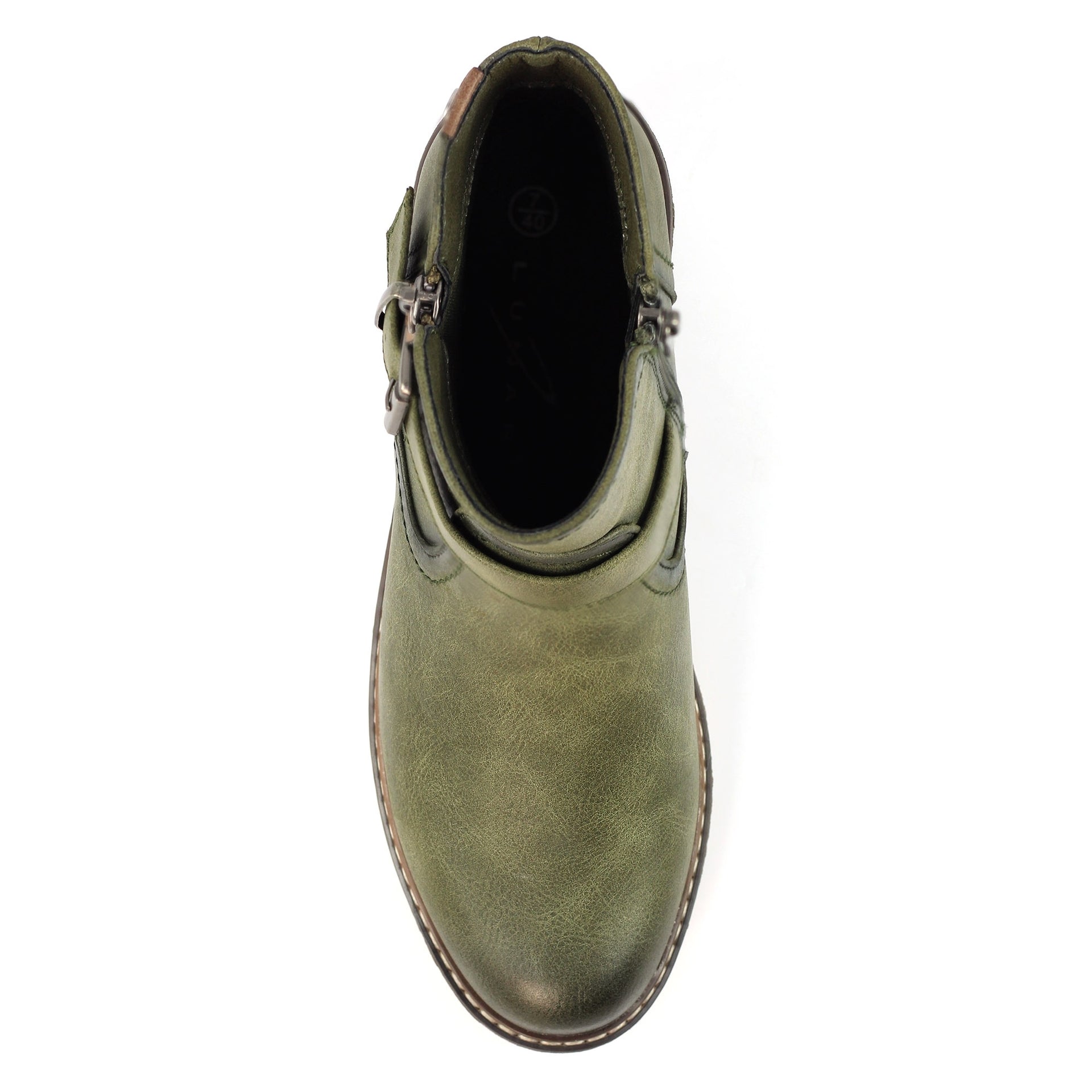 Cruz Green Ankle Boot
