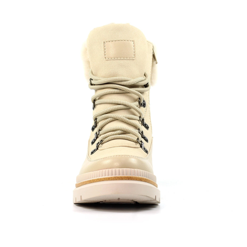 Evelyn Beige Waterproof  Boot