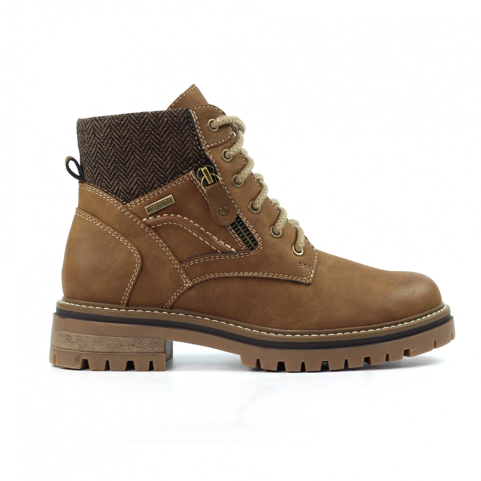 Caramel Tan Waterproof Boot