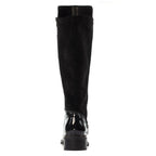 Perkins Black Patent Long Boot