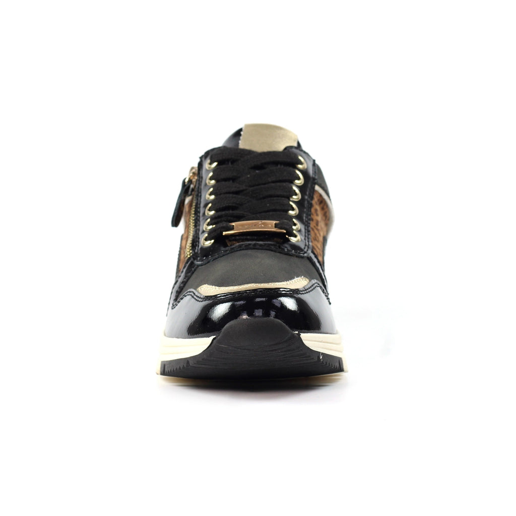 Kennedy Black Wedge Trainer