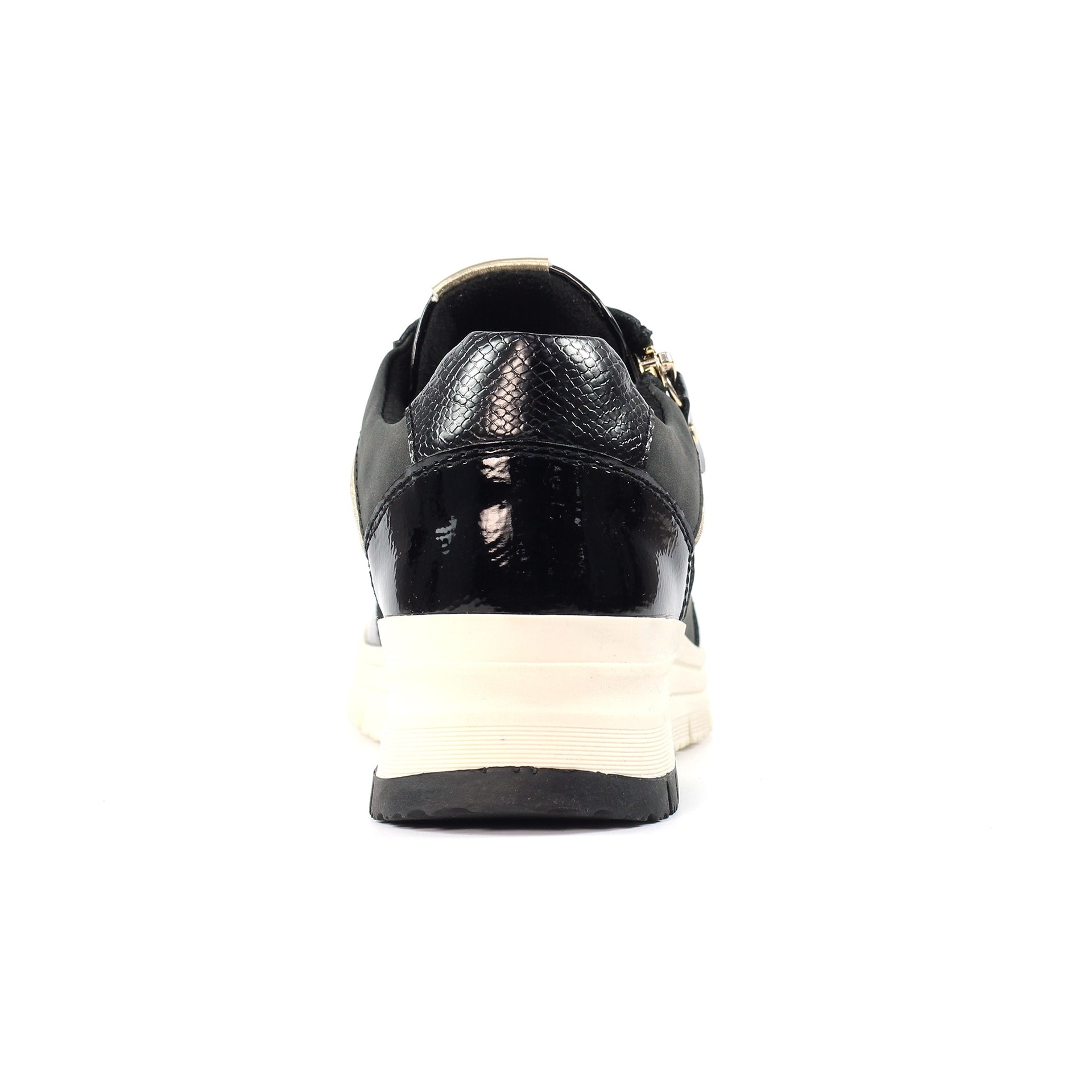 Kennedy Black Wedge Trainer