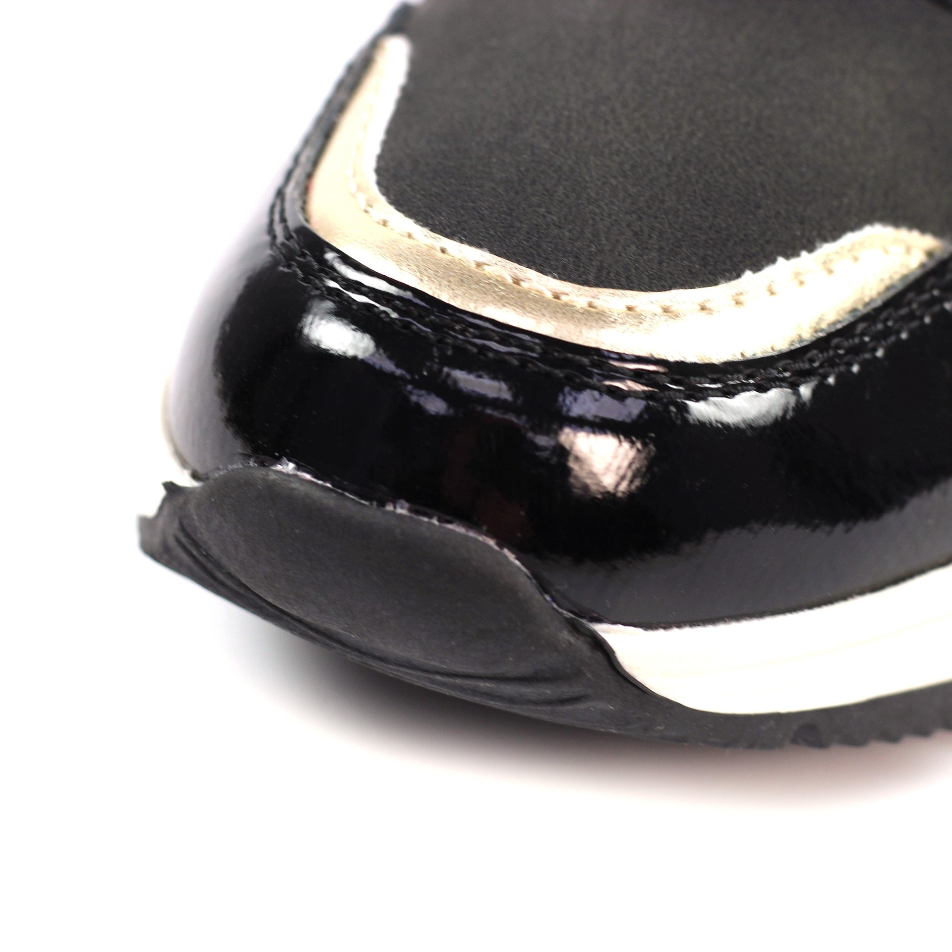 Kennedy Black Wedge Trainer