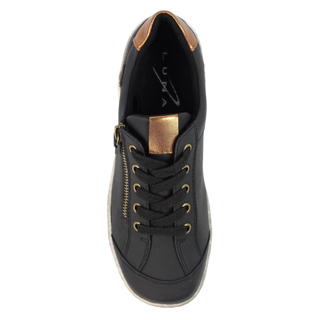 Sloan Black Waterproof Trainer