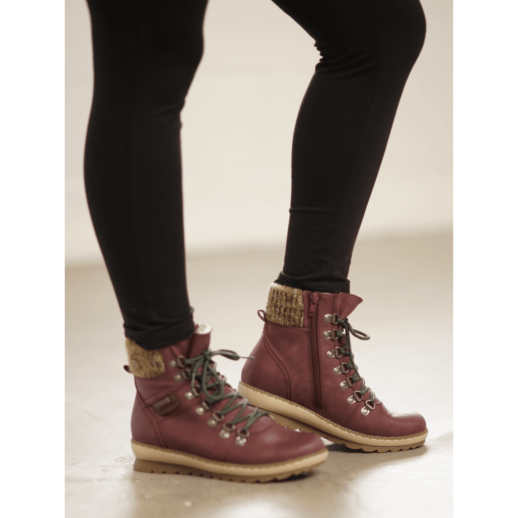 Candy Burgundy Waterproof Boot