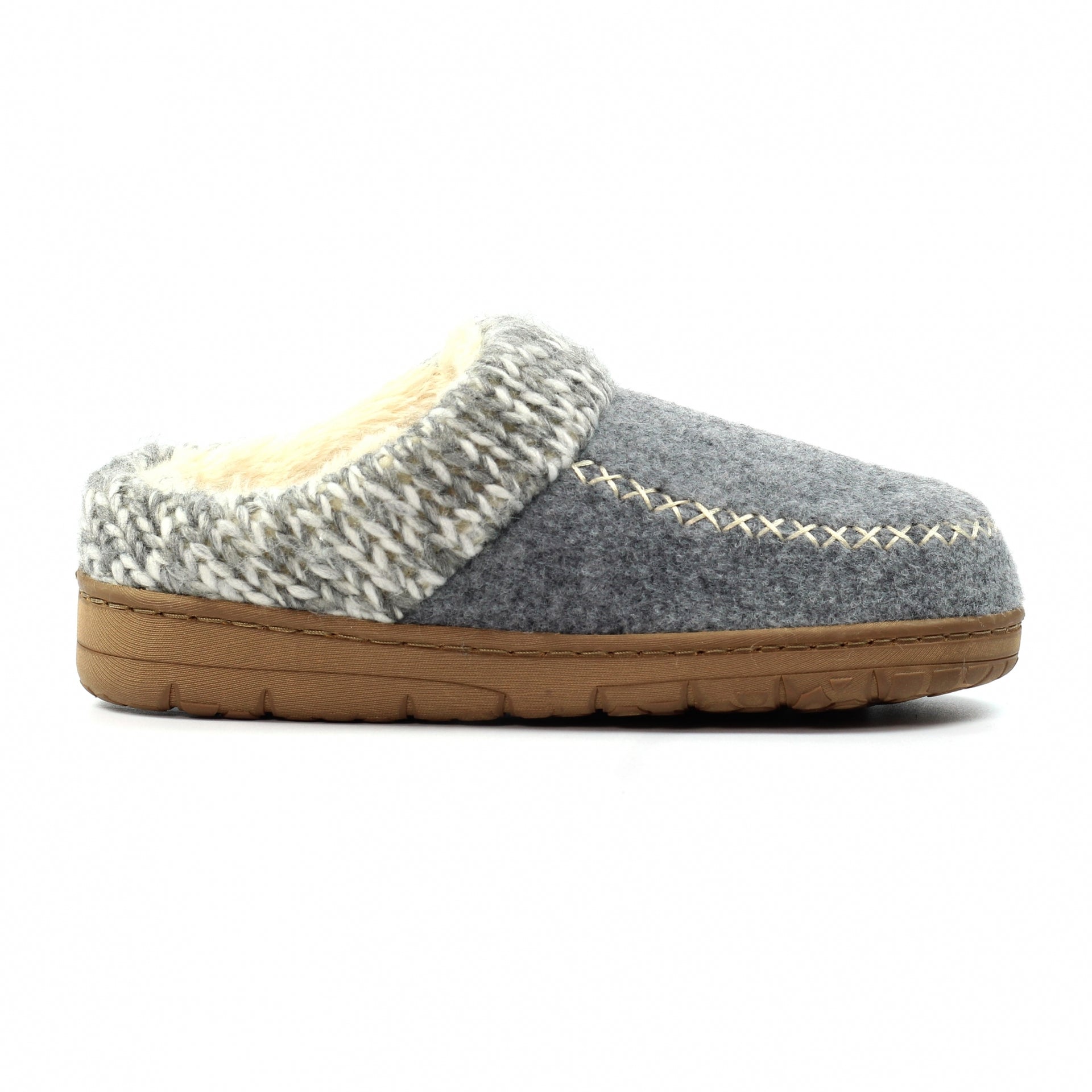 Albany Grey Boxed Slipper