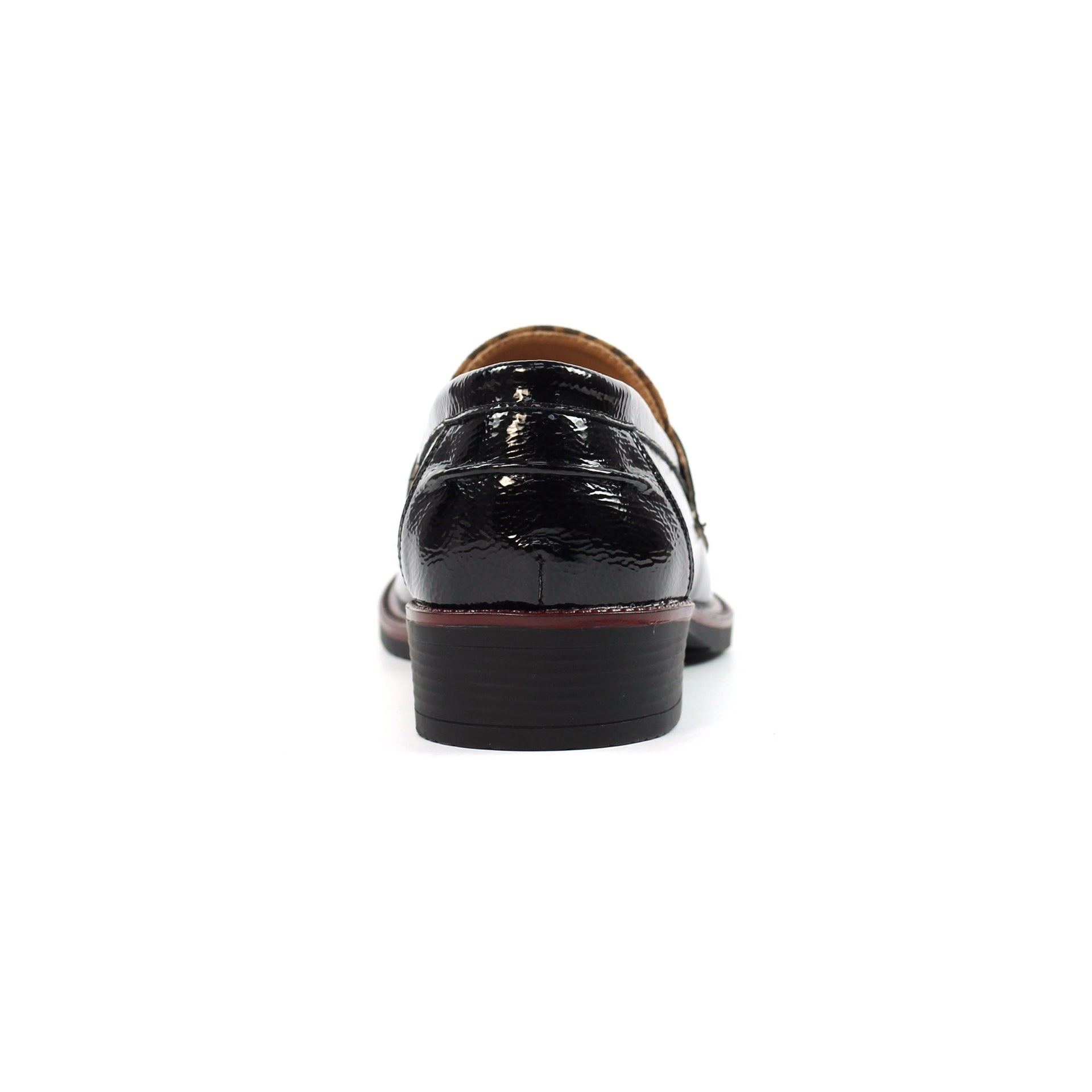 Titan Black Patent Shoe