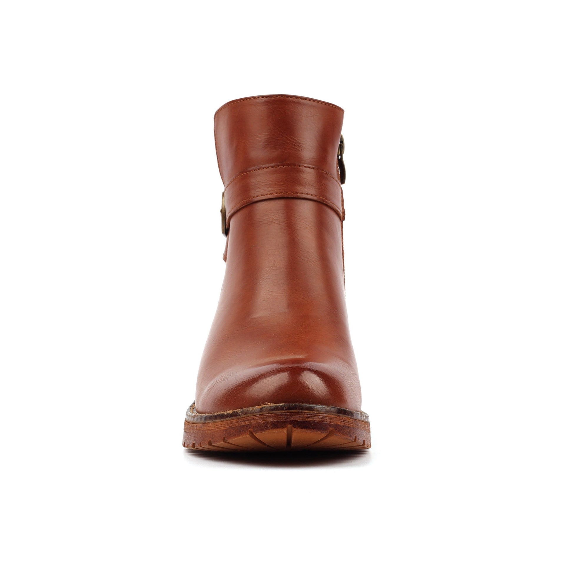Demure Tan Ankle Boot