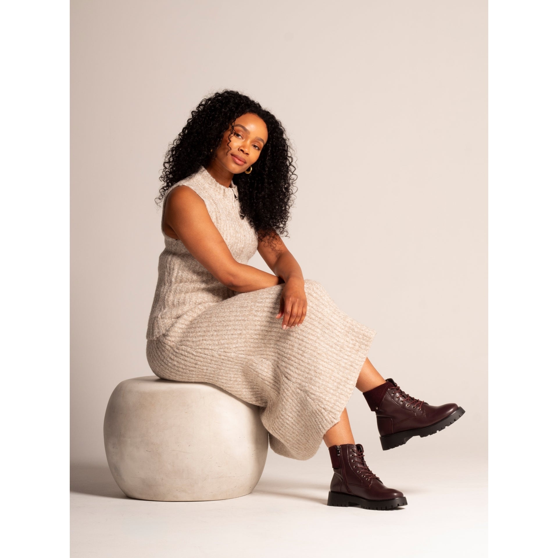 Dante Burgundy Ankle Boot