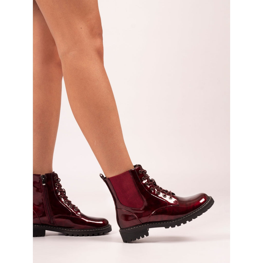 Alexis Burgundy Ankle Boot