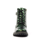 Parlour Green Patent Ankle Boot