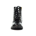 Nevada Black Patent Ankle Boot