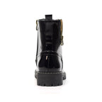 Nevada Black Patent Ankle Boot