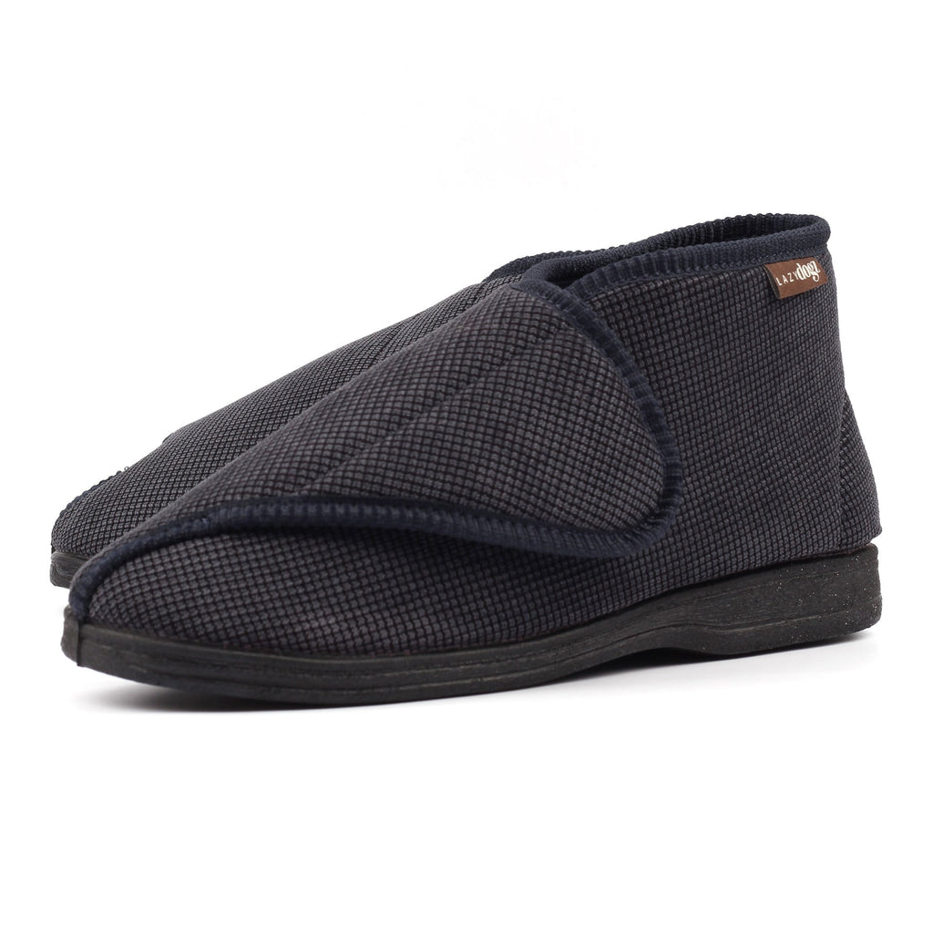 Drake II Navy Bootee Slipper